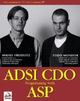 Paperback ADSI CDO Programming with ASP Book