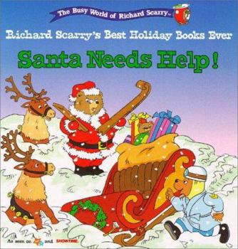 Paperback Santa Needs Help! (The Busy World of Richard Scarry : Richard Scarry's Best Holiday Books ever) Book