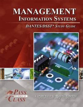 Paperback DSST Management Information Systems DANTES Study Guide (Perfect Bound) Book