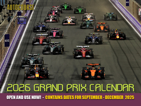 Calendar Autocourse 2026 Grand Prix Calendar Book