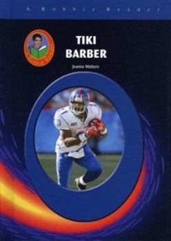 Library Binding Tiki Barber: Star NY Giants Running Back Book