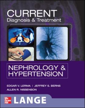 Paperback Current Diagnosis & Treatment Nephrology & Hypertension Book