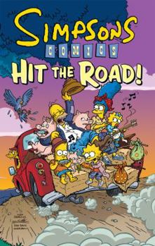 Paperback Simpsons Comics Hit the Road! Book