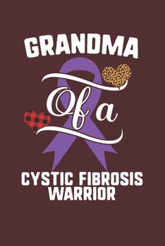 Grandma Of A Cystic Fibrosis Warrior: Cystic Fibrosis Awareness Leopard Buffalo Plaid Family Gift