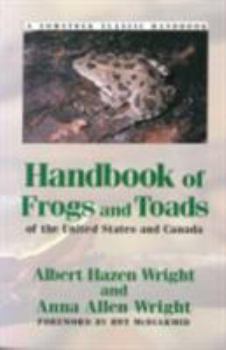 Paperback Handbook of Frogs and Toads of the United States and Canada, Third Edition Book
