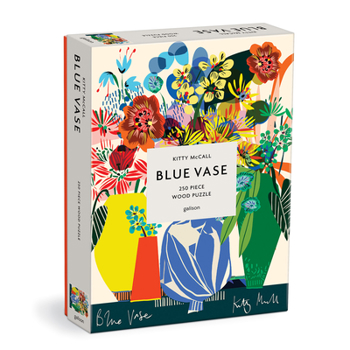 Misc. Kitty McCall Blue Vase 250 Piece Wood Puzzle Book