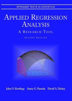 Hardcover Applied Regression Analysis: A Research Tool Book