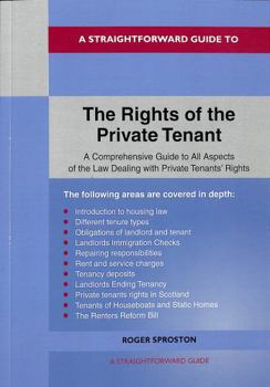 Paperback A Straightforward Guide to the Rights of the Private Tenant Book