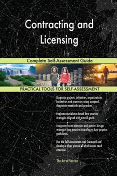 Paperback Contracting and Licensing Complete Self-Assessment Guide Book