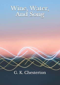 Paperback Wine, Water, And Song Book