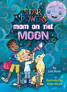 Library Binding Mom on the Moon Book