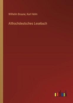 Paperback Althochdeutsches Lesebuch [German] Book