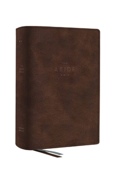 Imitation Leather The Net, Abide Bible, Leathersoft, Brown, Comfort Print: Holy Bible Book