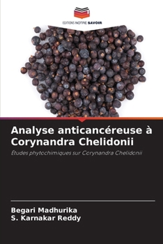 Paperback Analyse anticancéreuse à Corynandra Chelidonii [French] Book