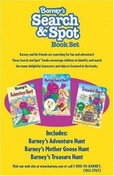 Hardcover Barney's Search and Spot Book Set Book