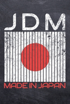 JDM Made in Japan : Car Drifting College Ruled Notebook (6x9 Inches) with 120 Pages