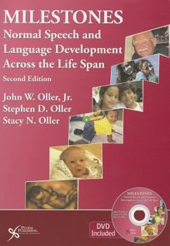 Paperback Milestones: Normal Speech and Language Development Across the Life Span Book