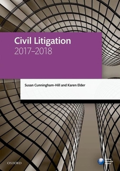 Paperback Civil Litigation 2017-2018 Book