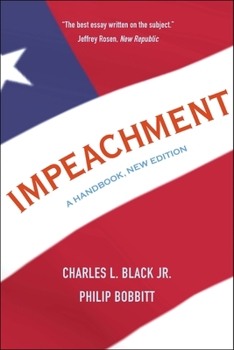 Paperback Impeachment: A Handbook Book