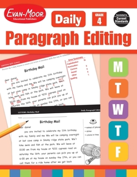 Paperback Daily Paragraph Editing, Grade 4 Teacher Edition Book