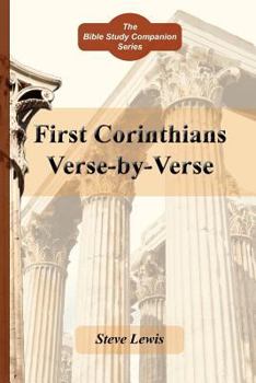 Paperback First Corinthians Verse-By-Verse Book