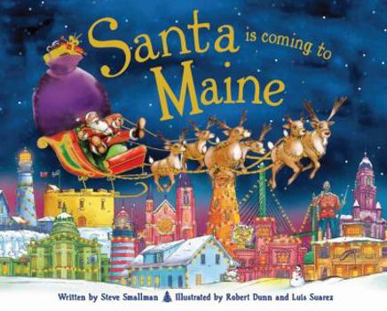 Hardcover Santa Is Coming to Maine Book