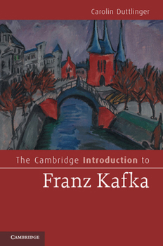 Paperback The Cambridge Introduction to Franz Kafka Book