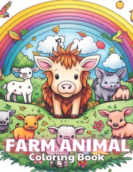 Paperback Farm Animal Mandala Coloring Book: Stress Relief And Relaxation Coloring Pages Book