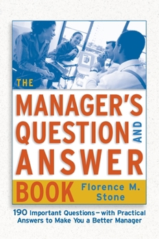 Paperback The Manager's Question and Answer Book
