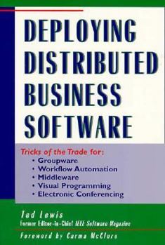 Paperback Deploying Distributed Business Software Book