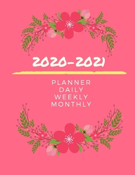 Paperback 2020-2021 Planner Daily Weekly Monthly: Work Life Agenda Book