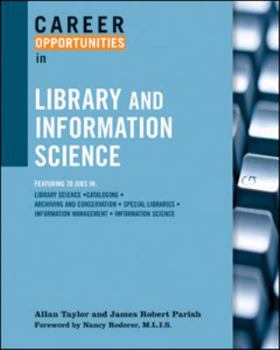 Paperback Career Opportunities in Library and Information Science Book