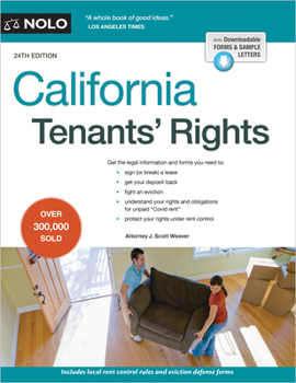 Paperback California Tenants' Rights Book