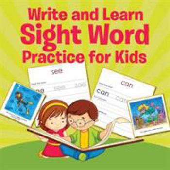 Paperback Write and Learn Sight Word Practice for Kids Book