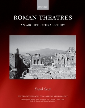 Hardcover Roman Theatres: An Architectural Study Book