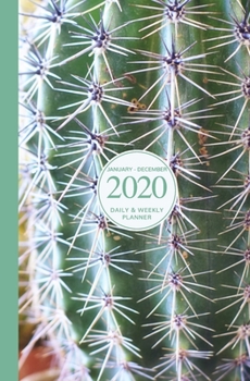 Paperback January - December 2020 Daily & Weekly Planner: Mini Calendar; Cactus Houseplants Book