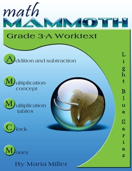Paperback Math Mammoth Grade 3-A Worktext Book