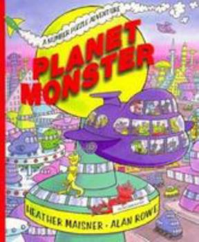 Hardcover Planet Monster: A Number Puzzle Adventure Book