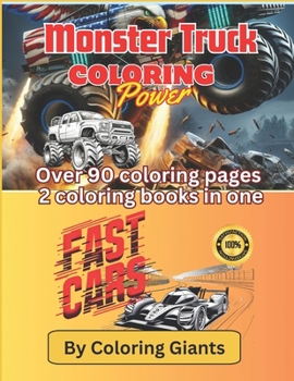 Paperback Monster Truck Coloring Power Book
