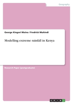 Paperback Modelling extreme rainfall in Kenya Book
