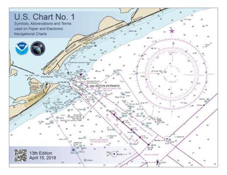 Spiral-bound U.S. Chart No. 1 - 13th Edition: Symbols, Abbreviations and Terms Used on Paper and Electronic Navigational Charts Book