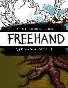 Paperback Freehand: Adult Coloring Book