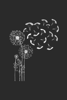 Paragliding Dandelion: Paragliding Notebook, Dotted Bullet (6" x 9" - 120 pages) ~ Sports And Recreations Themed Notebook for Daily Journal, Diary, and Gift