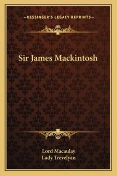 Paperback Sir James Mackintosh Book