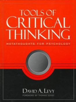 Paperback Tools of Critical Thinking: Metathoughts for Psychology Book