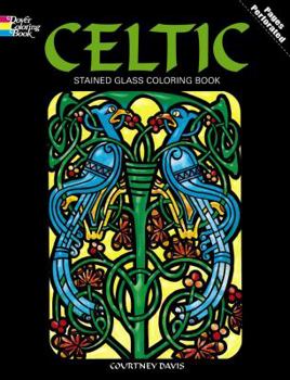 Paperback Celtic Stained Glass Coloring Book