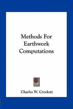 Methods for Earthwork Computations