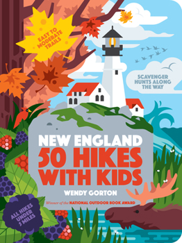 Paperback 50 Hikes with Kids New England Book