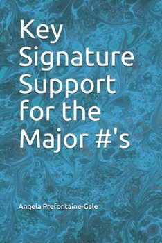 Paperback Key Signature Support for the Major #'s Book