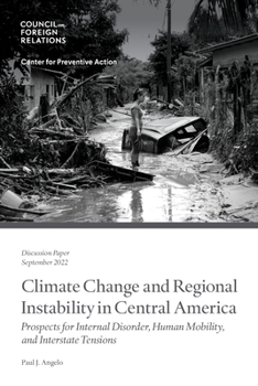 Paperback Climate Change and Regional Instability in Central America Book